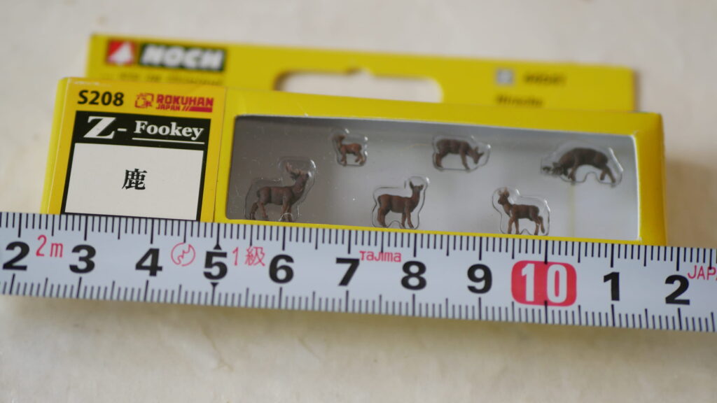 ロクハン Zゲージ 1/220スケール 極小フィギュア 鹿